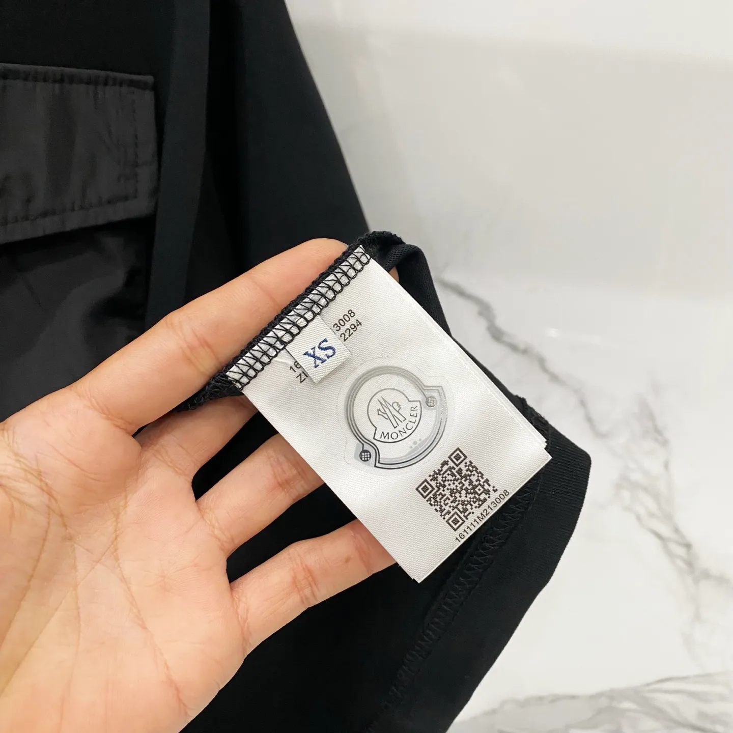 MONCLER/ - 260 T 🪡 LOGO Quality 100 ％ Versatile Size:XS-L :Black.
